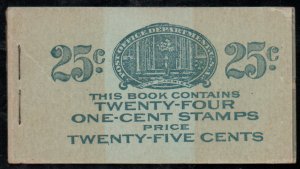 USA #498e BK55 COMPLETE BOOK, VF NH, post office fresh, Super Nice booklet! R...