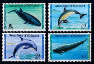 [65996] Grenadines of St. Vincent 1980 Marine Life Whales  MLH