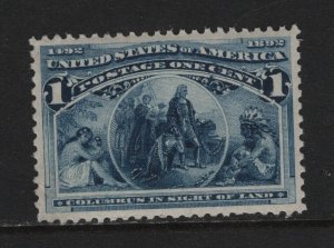 231 XF OG mint never hinged with nice color cv $ 35 ! see pic !