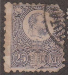 Hungary Scott #6 Stamp - Used Single