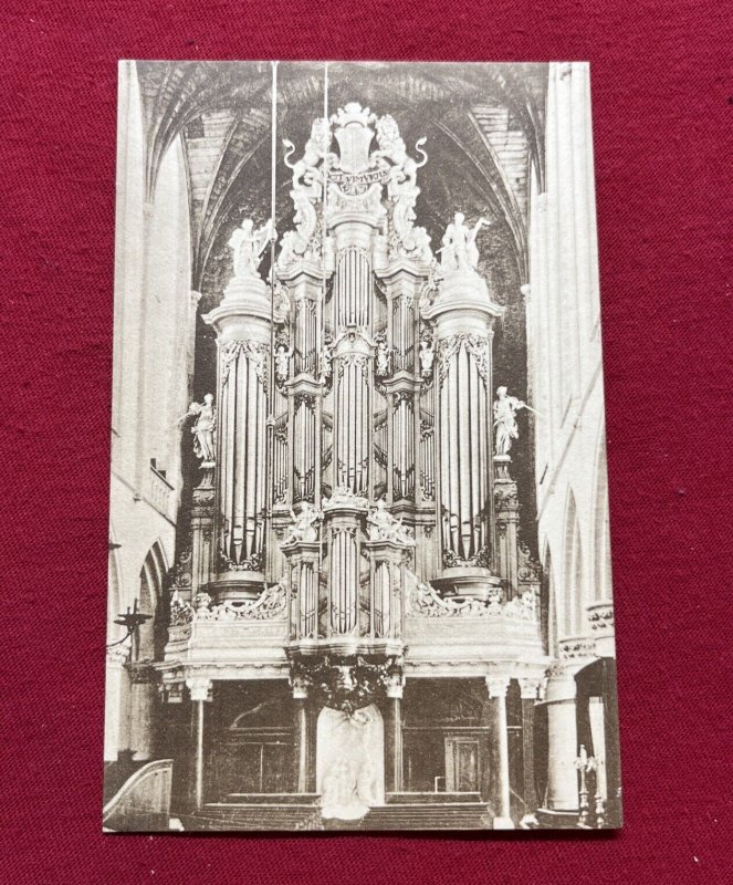 WW1 WWI Imperial German Deutsches Reich Haarlem Groote Kerk photo postcard