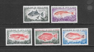 IVORY COAST #344-8 FISH MH