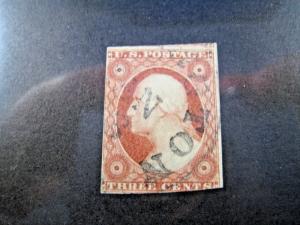 U.S. SCOTT # 11   Used