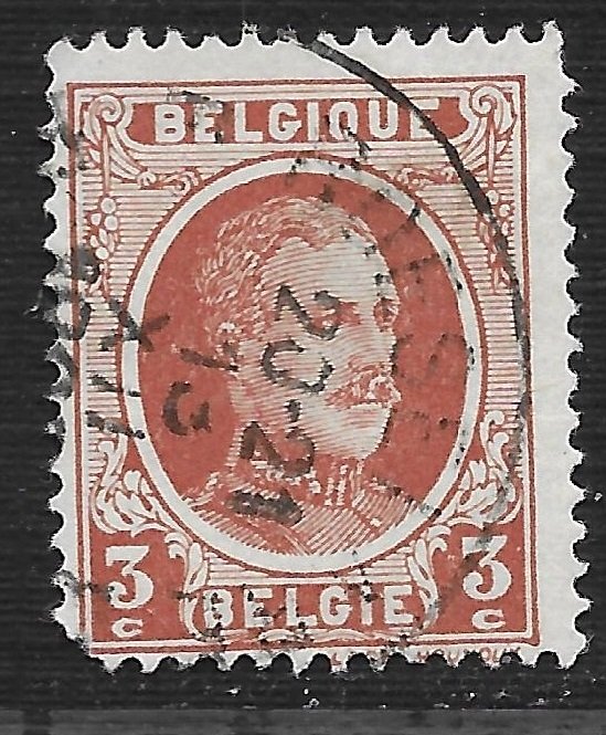 Belgium #146 3c King Albert I