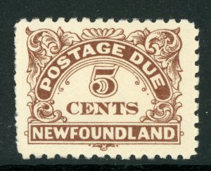 Canada 1939 Newfoundland 5¢Perf 10x10 Postage Due Scott # J5 MNH G164