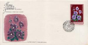 Romania, First Day Cover, Flowers