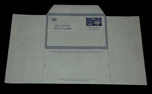 U.N.NEW YORK 1954, #UC2a, AIR LETTER SHEET UNFOLDED , MNH, NICE! LQQK!