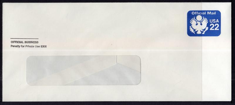 US UO74 Official Mail Postal Stationary Unused