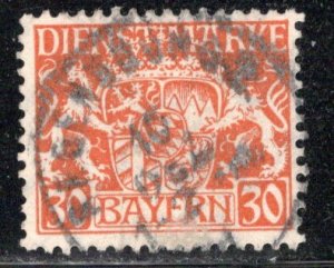 German States Bavaria Scottl # O16, used