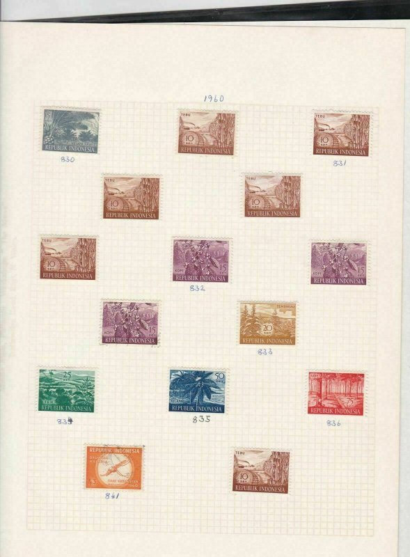 indonesia stamps page ref 16960