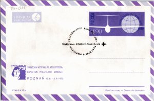 Poland, First Flight, Worldwide Postal Stationary
