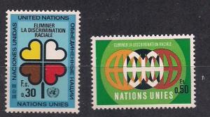 UN Geneva Sc# 19 20 Against Racism MNH