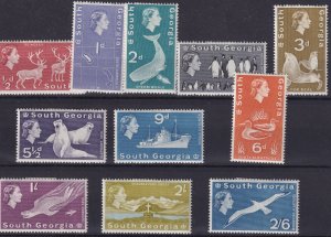 South Georgia QEII 1963 Set To 2s 6d SG1/12 MH BP16178