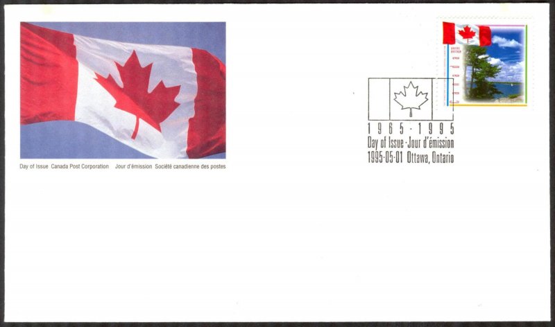 Canada 1995 Flags Mi. 1465 FDC