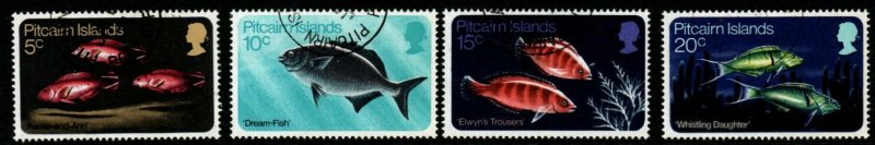 PITCAIRN ISLANDS SG111/4 1970 FISH FINE USED