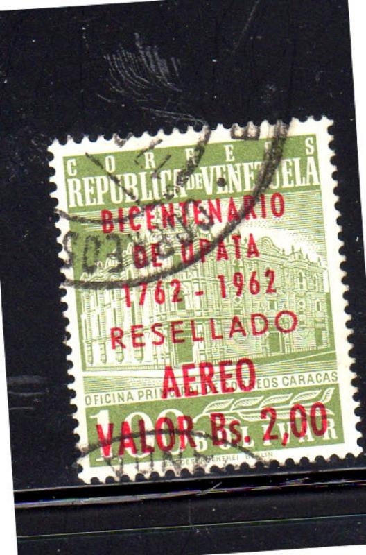VENEZUELA #C807  1962  UPATA BICENTENARY    F-VF USED