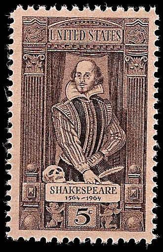 # 1250 MINT NEVER HINGED WILLIAM SHAKESPEARE