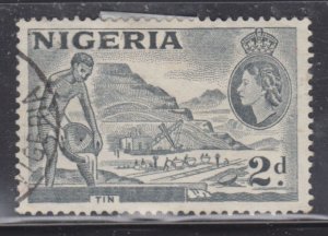 Nigeria 93B Mining Tin 1956