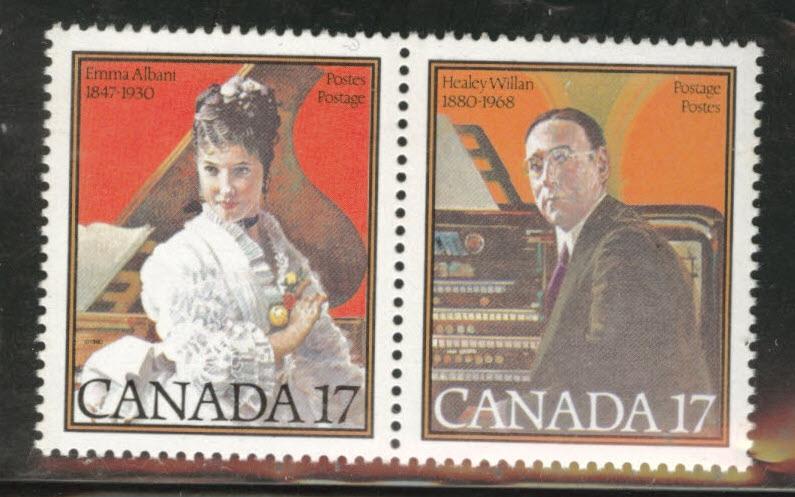 Canada Scott 860-861 = 861a MNH** 1980 composer pair
