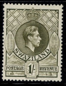 SWAZILAND GVI SG35a, 1s brown-olive, M MINT.