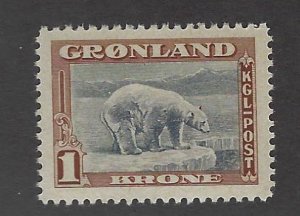 Greenland SC#16 MNH VF SCV$50.00...A fascinating spot!