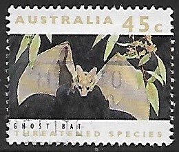 Australia # 1235b - Ghost Bat - Used....(KlBl23)