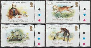 EDSROOM-17209 Falkland Islands 977 MNH 2009 Complete Darwin & Ship CV$8