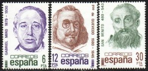 Spain Sc #2239-2241 MNH