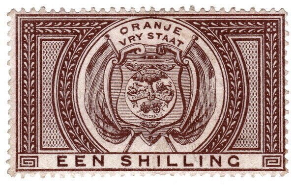 (I.B) Orange Free State Revenue : Duty Stamp 1/-