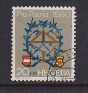 Switzerland  #B471  used 1980  Pro Patria  Masons' and carpenters' ...