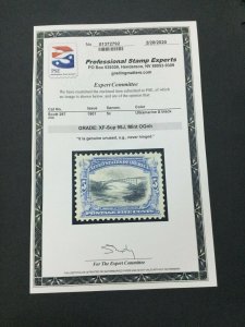 MOMEN: US STAMPS #297 MINT OG NH PSE GRADED CERT XF-SUP 95J