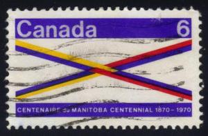 Canada #505 Manitoba, used (0.25)