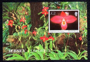 Jersey 2004 Orchids Mint MNH Miniature Sheet SC 1129