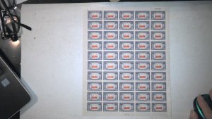 US SCOTT# 909 FULL SHEET MNH OG