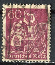 Germany; 1921: Sc. # 144:  Used Single Stamp