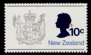 NEW ZEALAND QEII SG925w, 1970 10c, NH MINT. WMK SIDEWAYS INVERTED