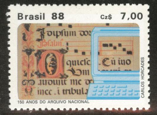 Brazil Scott 2125 MNH** 1987 Archive stamp