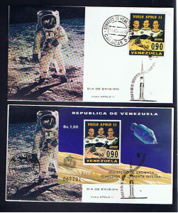 VENEZUELA APOLLO11 FDC'S
