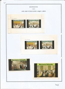 BERNERA -1982 - Victorian Scenes - Mint Light Hinged - Private Issue