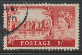 Great Britain  SG 596a SC# 372 Used  Wilding definitive BW Printing