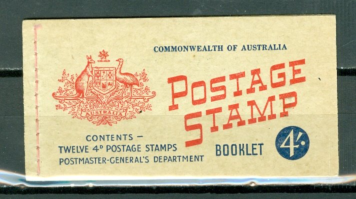 AUSTRALIA #318a CPLT BKLT WITH 2 PANES & INTERLEAVES...MNH...$29.00