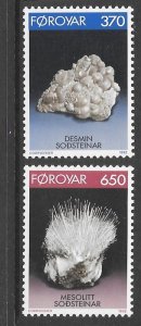 Faroe Islands #241-42 MNH Set of Singles Collection / Lot