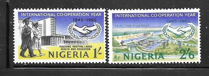 Nigeria 1965 International Co-operation Year Set