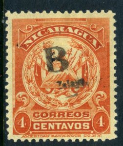 Nicaragua 1904 Bluefields Overprint on 4¢ ABNC Mint R18 ⭐⭐⭐⭐⭐⭐
