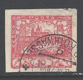 Czechoslovakia Sc # 3 used (RS)