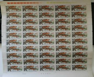 Czechoslovakia - WWF Triturus - Sheet Of 50 - MNH