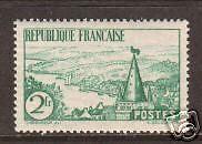 France Sc 299 MLH.  1935 2f Breton River cplt, VF