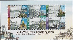 NEW ZEALAND 1998 Urban Transformation mini sheet MNH  ACS cat NZ$50........B5575