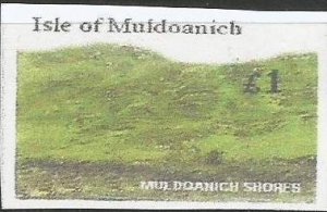 ISLE OF MULDOANICH  - Island View - Imperf Single Stamp - M N H - Private Issue