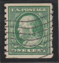 U.S. Scott #392 Franklin Stamp - Used Single